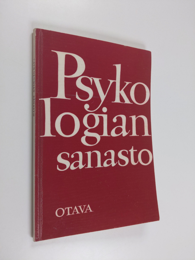 Raija (toim.) Saarinen : Psykologian sanasto