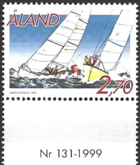 ÅL 1999 Matchrace 2,70 mk välilöpari numero ** LaPe 158