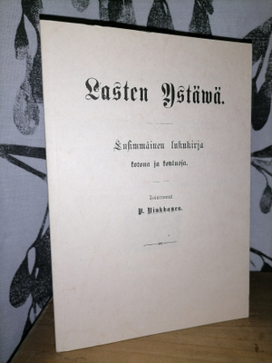 Lasten ystävä - Ensimmäinen lukukirja - np. 1898