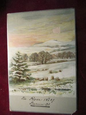 Vanha postikortti 1887