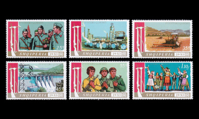 Albania 1386-91 ** Vapautuksen vuosipäivä (1969)