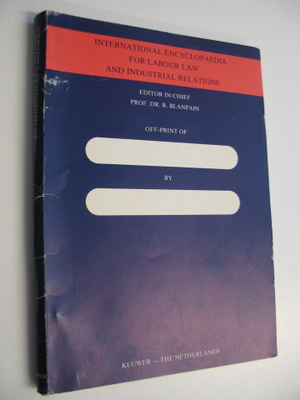 R. (edit.) Blanpain : International encyclopaedia for lab...
