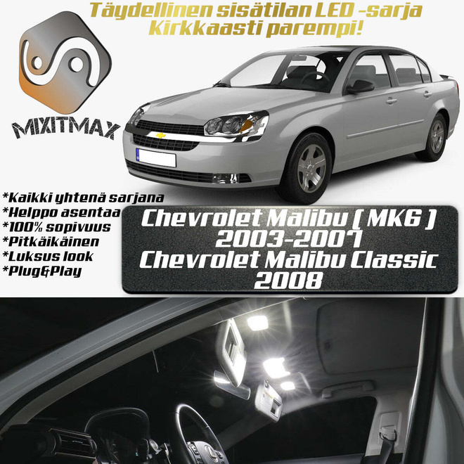 Chevrolet Malibu (MK6) Sisätilan LED-sarja 11-os