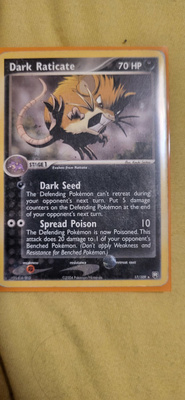 Dark Raticate 17/109 RARE card