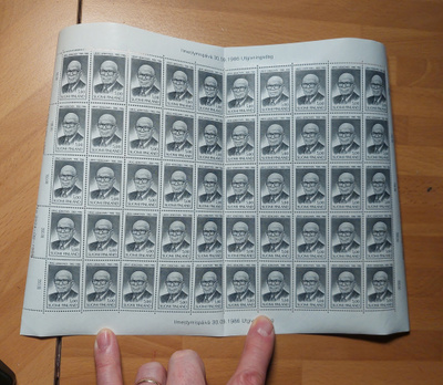 1986 Kekkonen 5 mk arkki **