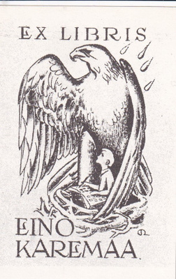Ex Libris,   Eino Karemaa,  b437