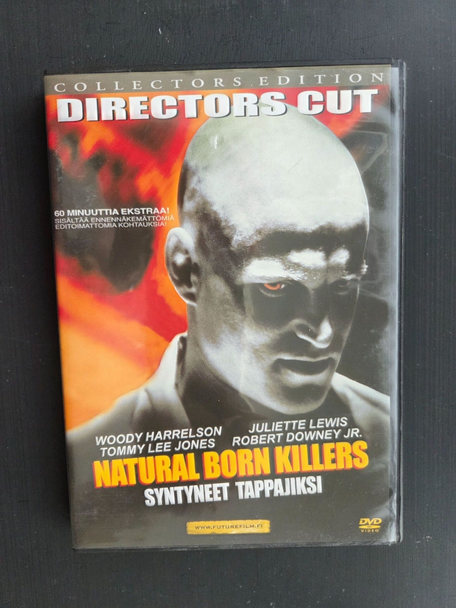 NATURAL BORN KILLERS . DVD . SYNTYNEET TAPPAJIKSI