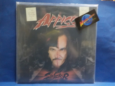 APPICE - SINISTER M-/M- + CD 2LP