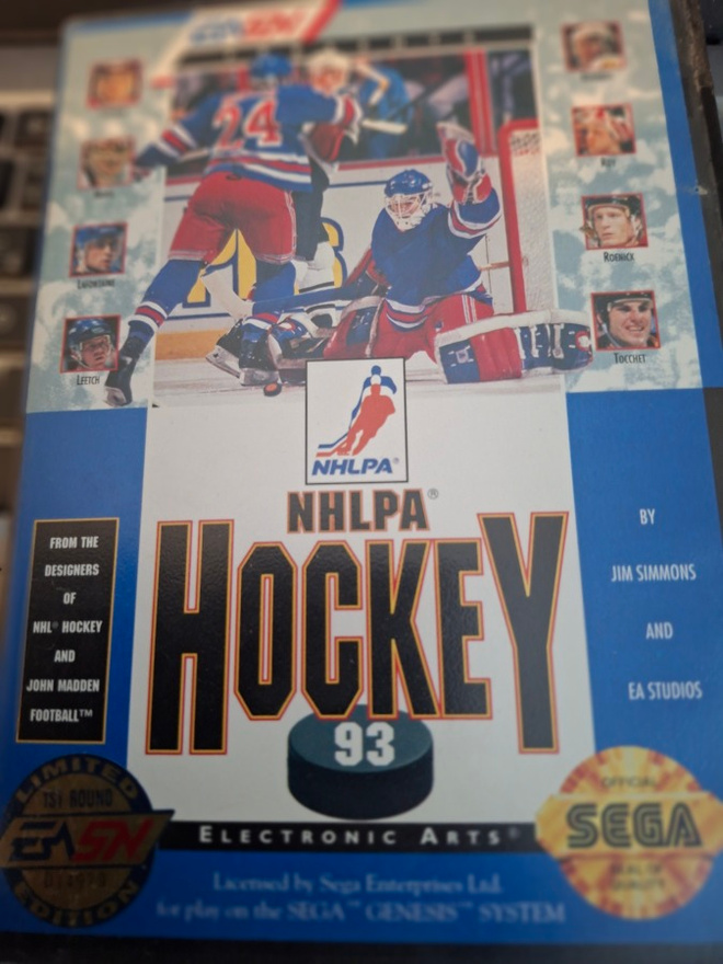 Sega Genesis NHLPA Hockey 93 CIB