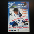 TEEMU SELÄNNE SAS POSTIKORTTI KULKEMATON 98-99 - pikkukuva 1