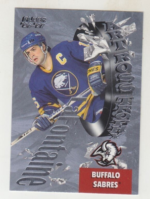 Pat La fontainen Fleer 96-97 Art Ross trophy