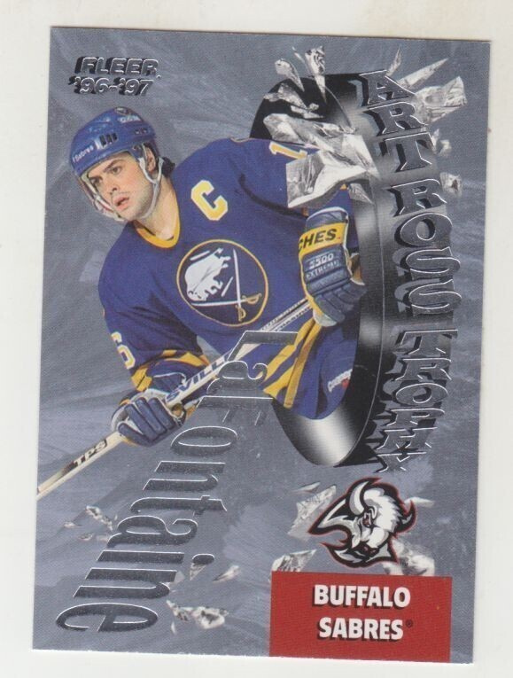 Pat La fontainen Fleer 96-97 Art Ross trophy