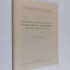 Sulo Haltsonen : Finnische linguistische und volkskundlic... - pikkukuva 1