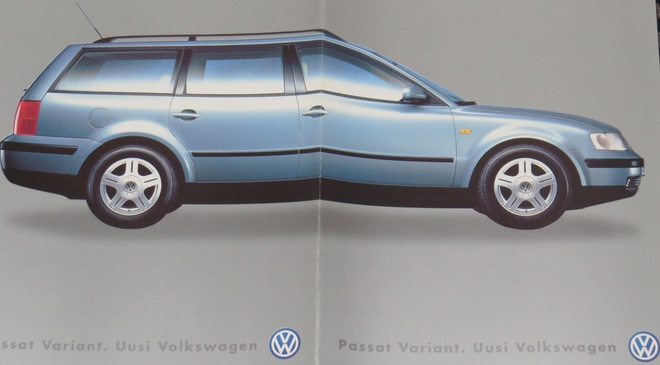 1998 VW Passat Variant esite - KUIN UUSI - suom