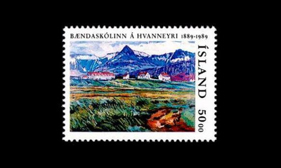 Islanti 706 ** Hvanneyrin maatalouskoulu (1989)