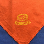 Oranssi puuvillainen vintage huivi 70- luvulta - pikkukuva 2