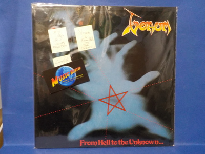 VENOM - FROM HELL TO THE UNKNOWN M-/EX+ UK -85 2LP