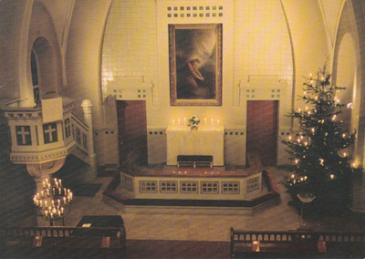 KIRKKOKORTTI - HUMPPILAN KIRKKO - SISÄKUVA