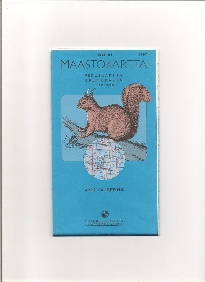 Maastokartta 1:20 000 Kerma