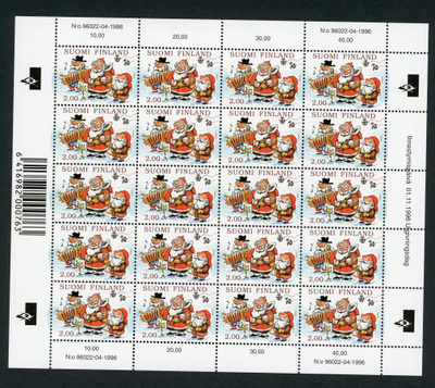1996 joulu 2,00 mk arkki ** Lape 1360