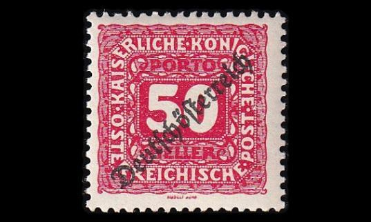 Itävalta P_71 ** Porto 50 H (1919)