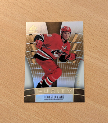 2021-22 SP Game Used Sebastian Aho Purity Gold /150