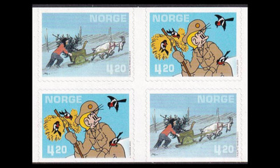 Norja 1362-3n ** Sarjakuvia (2000)