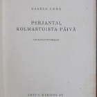 Kaarlo Erho: Perjantai, kolmastoista päivä. 223 s. - pikkukuva 4