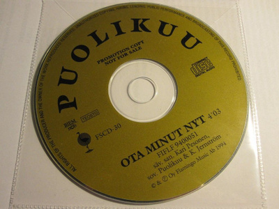 Puolikuu: Ota Minut Nyt CDs Promo