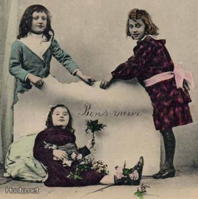 LAPSI / Viktoriaanisen ajan lapset ja suuri paperi. 1900-l.