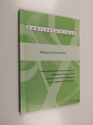 Nuorisotutkimus 4/2011 : Kiltteys ja kunnollisuus