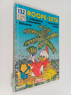 Walt Disney : Roope-setä 8/1990