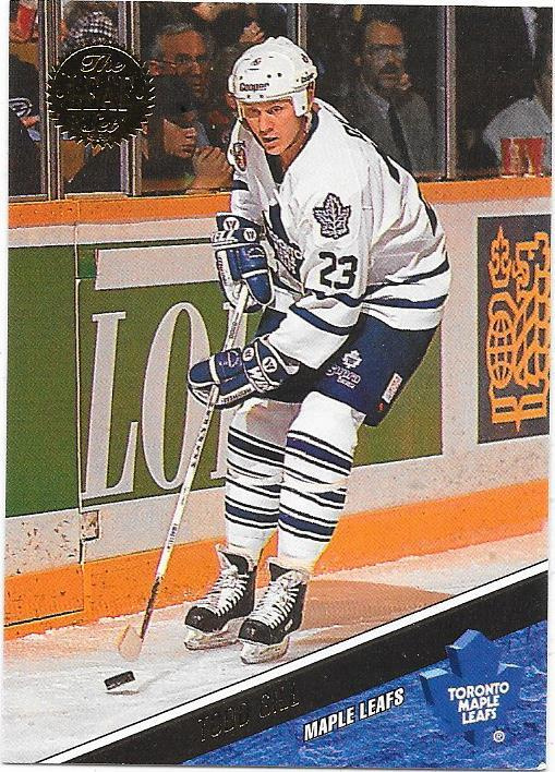 1993-94 LEAF #22 Todd Gill , Toronto Maple Leafs