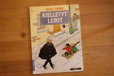 Herge Quick Flupke Kielletyt leikit C3