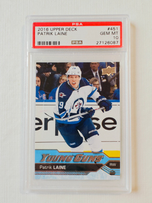 Patrik Laine - 16-17 UD Young Guns PSA 10