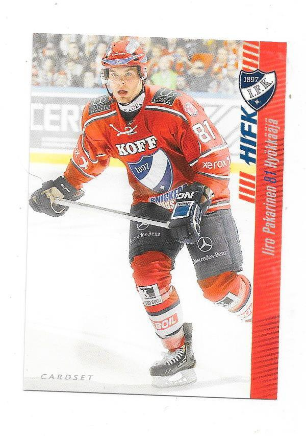 2012-13 Cardset #190 Iiro Pakarinen  HIFK