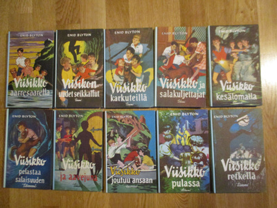 ENID BLYTON koko VIISIKKO sarja (1-21) 1968-1970 HYVIN SIIST