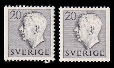 Ruotsi 369D ** Gustaf VI (1952)