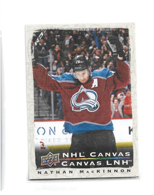 NATHAN MACKINNON - NHL CANVAS #C-5 - 2020-21 TIM HORTONS