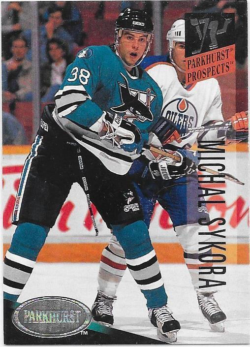 1993-94 Parkhurst #257 Michal Sykora San Jose Sharks RC