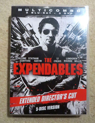 THE EXPENDABLES (Director's Cut) 2 BluRay + 3DVD Multicombo