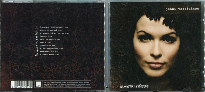 JENNI VARTIAINEN . CD-LEVY . IHMISTEN EDESSÄ