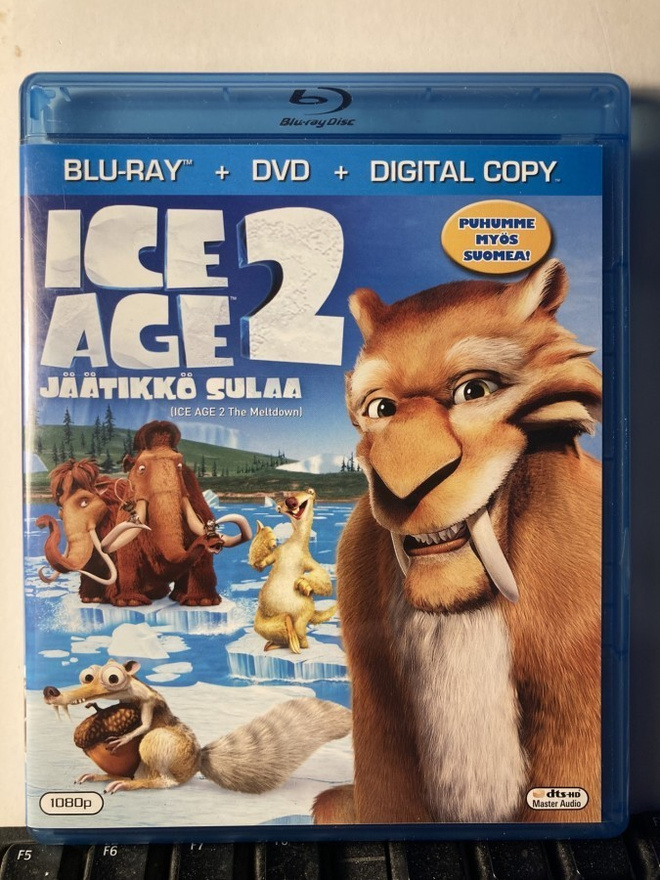 ICE AGE 2, JÄÄTIKKÖ SULAA, BluRay + DVD
