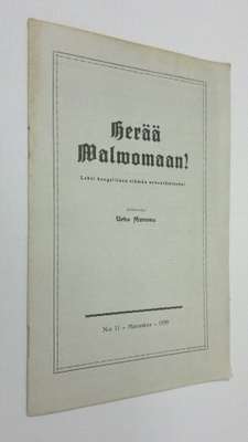 Herää valvomaan! N:o 11 1939