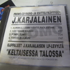 J. KARJALAINEN - KELTAISESSA TALOSSA PROMO-CD (+) - pikkukuva 1