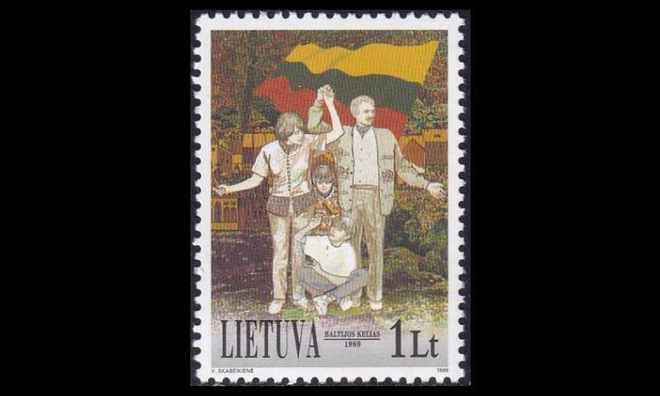 Liettua 704 ** Baltian ketju 10v (1999)