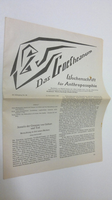 Martin (red.) Barkhoff : Das Goetheanum nr. 48/1987 : Woc...
