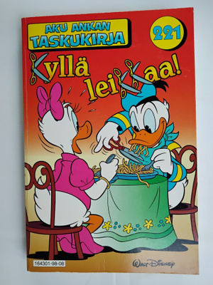 Kyllä leikkaa - Aku Ankka taskukirja 221 (2) 1.p