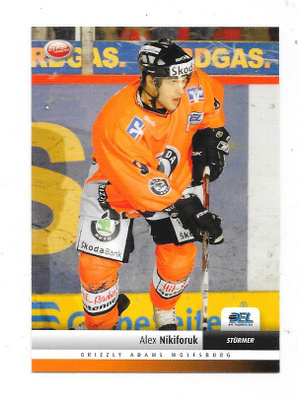 2007-08 DEL #443 Alex Nikiforuk , Wolfsburg , Ex Saipa