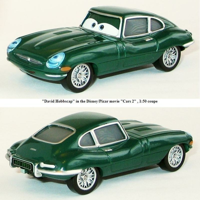 Disney Cars (Autot) elokuvasarjan Jaguar E-type autot, 3 kpl